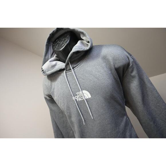 The North Face Fleece Hoodie Performance Gray Pullover Sweater Mens Size Small - Picture 2 of 11